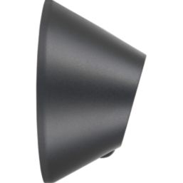 Luceco Carina Outdoor Oval LED Solar-Powered Bulkhead With PIR Sensor Black 470lm