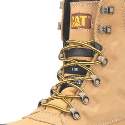 Device Side Zip Waterproof Work Boot - Honey