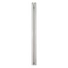 Time Bamboo  1800mm x 130mm 2043BTU Matt Chrome Vertical Designer Radiator