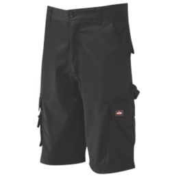 Lee Cooper LCSHO806 Workwear Cargo Shorts Black 36" W