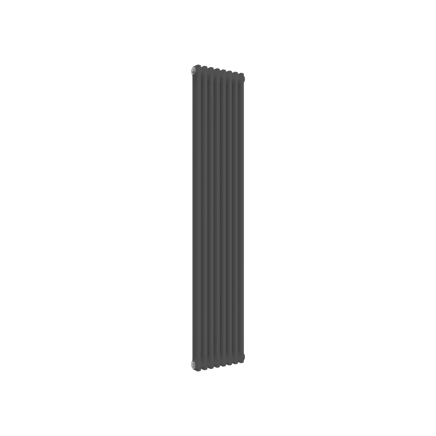 Reina 1800mm x 380mm 3382BTU Anthracite Vertical 2 Column Radiator (302LH)