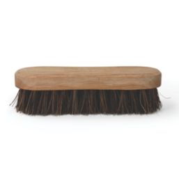 Hillbrush Stiff Hand Scrub Brush Natural Wood Finish 24 Pack