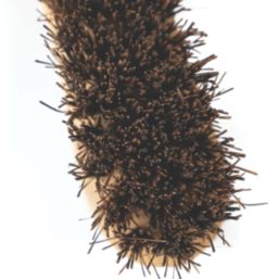 Hillbrush Stiff Hand Scrub Brush Natural Wood Finish 24 Pack