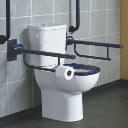 Armitage Shanks Contour 21  Toilet Seat Duraplast Blue