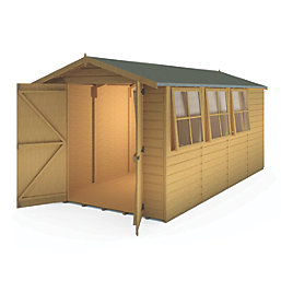 Shire Jersey PT 6' 6" x 13' (Nominal) Apex Shiplap T&G Timber Shed