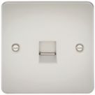 Knightsbridge  1-Gang Master Telephone Socket Pearl