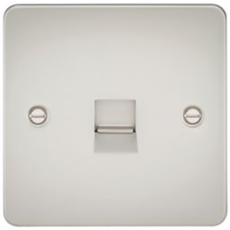 Knightsbridge  1-Gang Master Telephone Socket Pearl