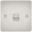 Knightsbridge  1-Gang Master Telephone Socket Pearl
