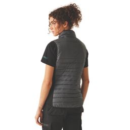 Regatta Ada Hybrid Womens Bodywarmer Seal Grey/Black Size 10