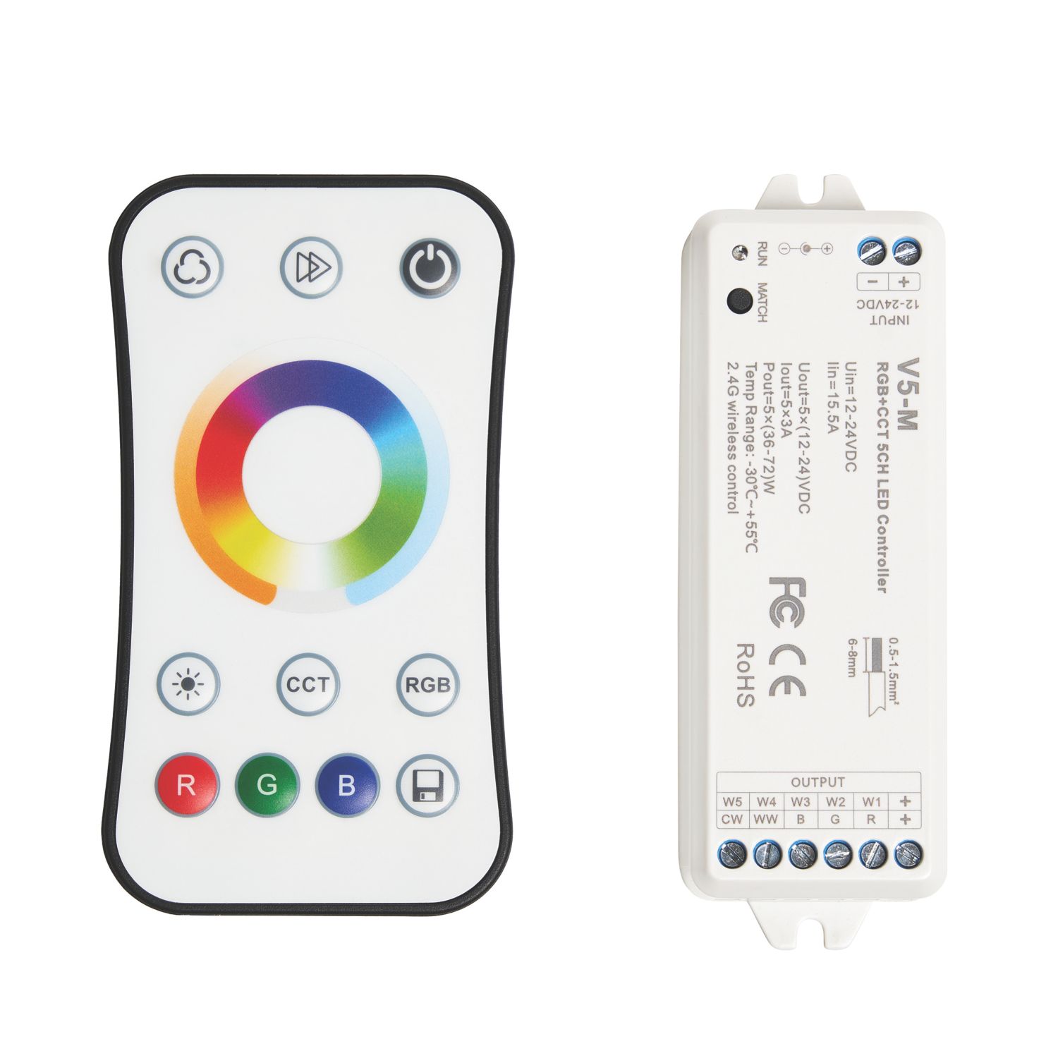 Electralite Multi Colour Bluetooth LED Strip Lighting Controller 1W (302VJ)