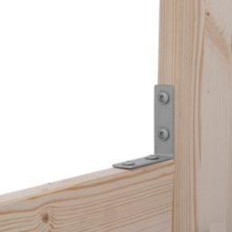 Magnodur Chair Brackets Silver 40mm x 40mm x 15mm 10 Pack