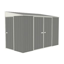 Mercia Absco 10' x 5' (Nominal) Pent Metal Bike Store Woodland Grey