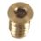Smith & Locke  39mm Sash Stops Polished Brass 2 Pack