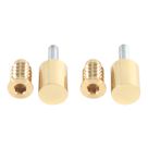 Smith & Locke  39mm Sash Stops Polished Brass 2 Pack
