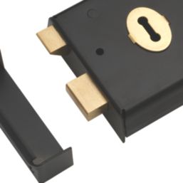 Eurospec  Rim Lock Black 145mm x 80mm