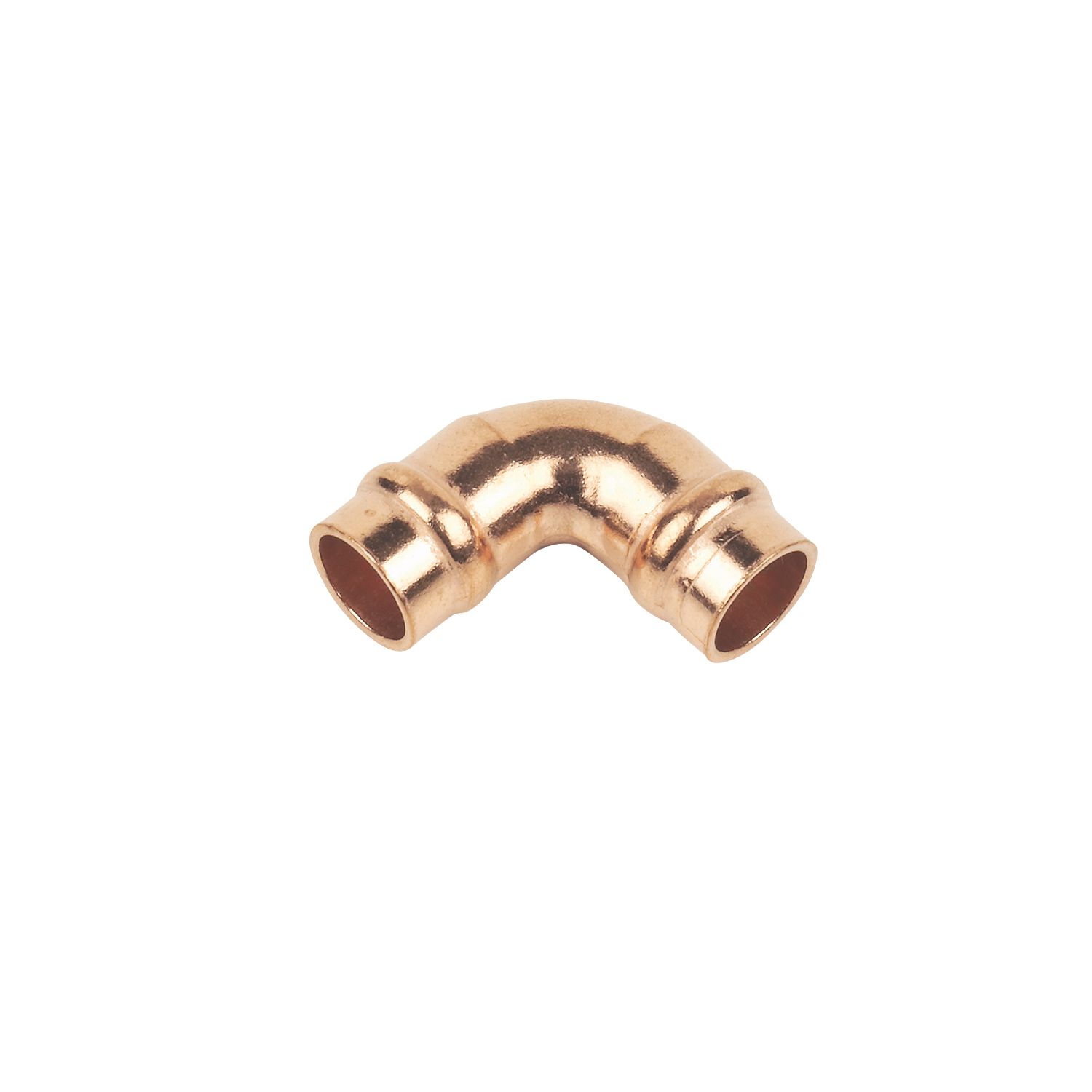 Flomasta Brass Solder Ring Equal 90° Elbows 8mm 2 Pack (30320)