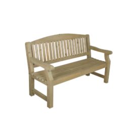 Forest Harvington Garden Bench Mixed Softwood 5' x 3'