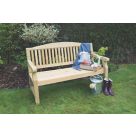 Forest Harvington Garden Bench Mixed Softwood 5' x 3'