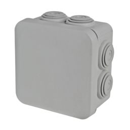 Schneider Electric 7-Entry Rectangular Junction Box with Knockouts 97mm x 53mm x 97mm