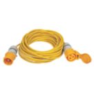 Carroll & Meynell Yellow 110V 16A Extension Lead 14m x 1.5mm²