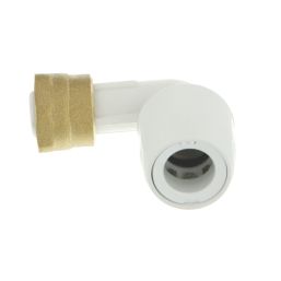 Hep2O  Plastic Push-Fit Angled Tap Connector 15mm x 1/2"