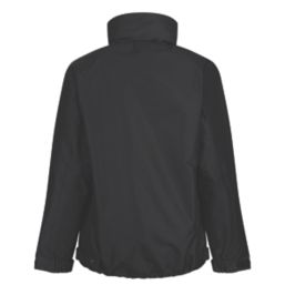 Regatta Hudson  Womens Fleece-Lined Waterproof Jacket Black Size 12