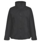 Regatta Hudson  Womens Fleece-Lined Waterproof Jacket Black Size 12