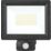 Luceco Essence Outdoor LED Floodlight with Ball Joint With PIR Sensor Black 50W 5250lm