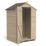 Forest  4' x 3' (Nominal) Apex Overlap Timber Shed with Base