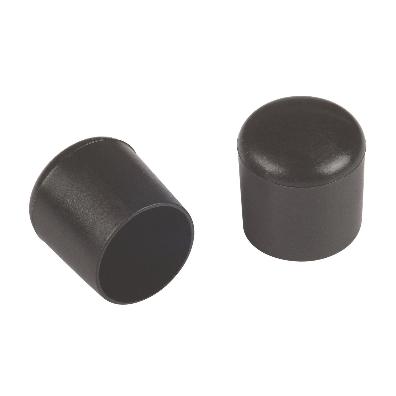 Fix-O-Moll Black Tube Caps 20mm x 20mm 4 Pack (303KF)
