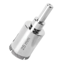 Titan Wet Diamond Holesaw 25mm x 65mm Screwfix