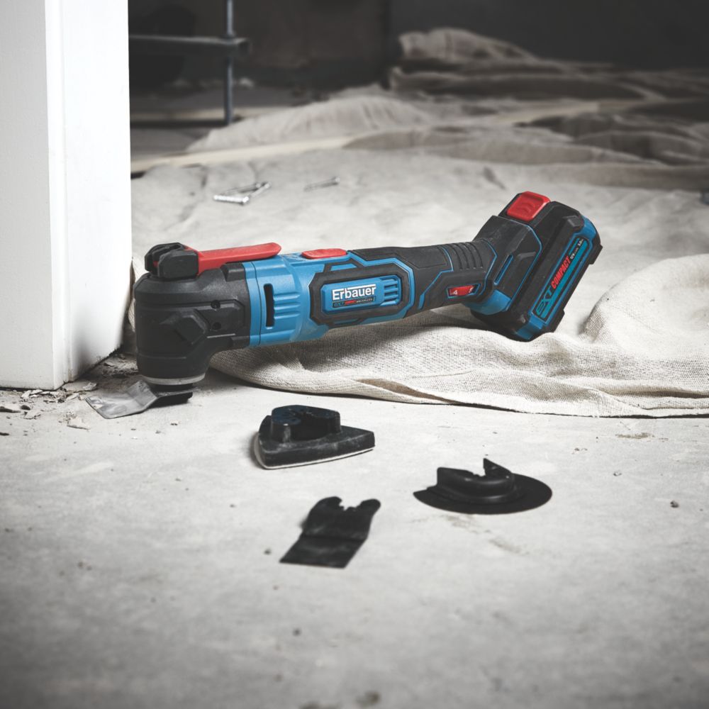 Erbauer EMT12 Li 12V Li Ion EXT Brushless Cordless Multi Tool