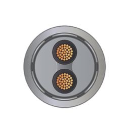 Time 2-Core CY Grey 1.5mm²  Screened Control Cable 100m Drum