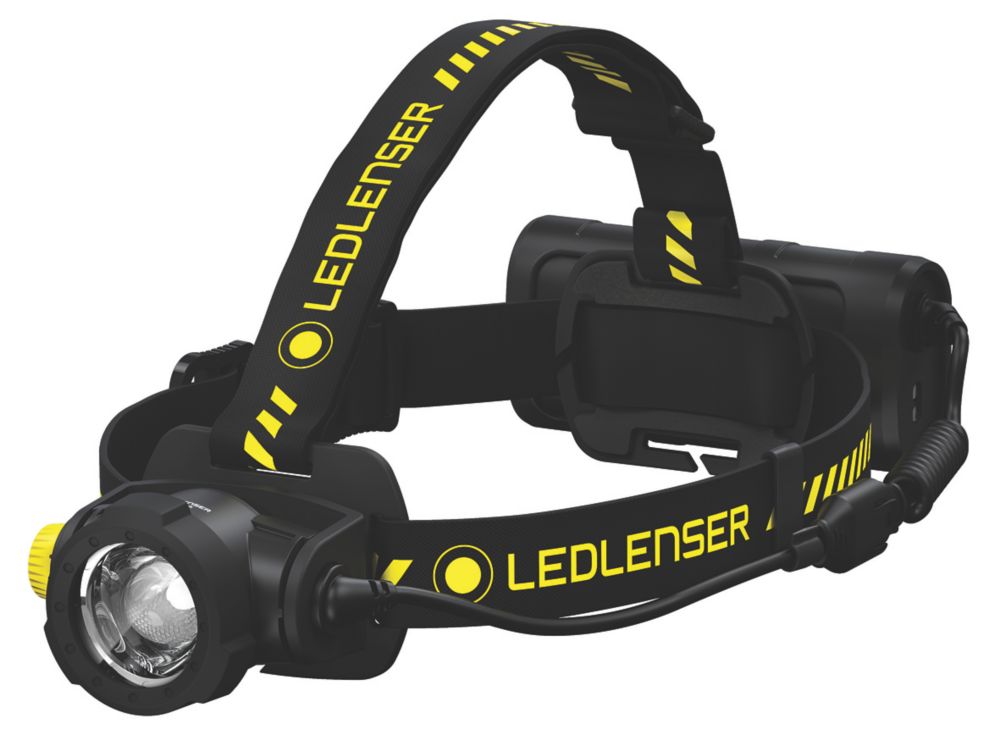 LEDlenser H15R Work Rechargeable LED Head Torch Black 20 2500lm