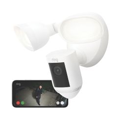 Ring Floodlight Camera Wired Pro Motion-Activated HD Security Cam