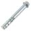 Rawlplug Rawlok RLK P Sleeve Anchors Zinc-Plated 18mm x 110mm M12 10 Pack