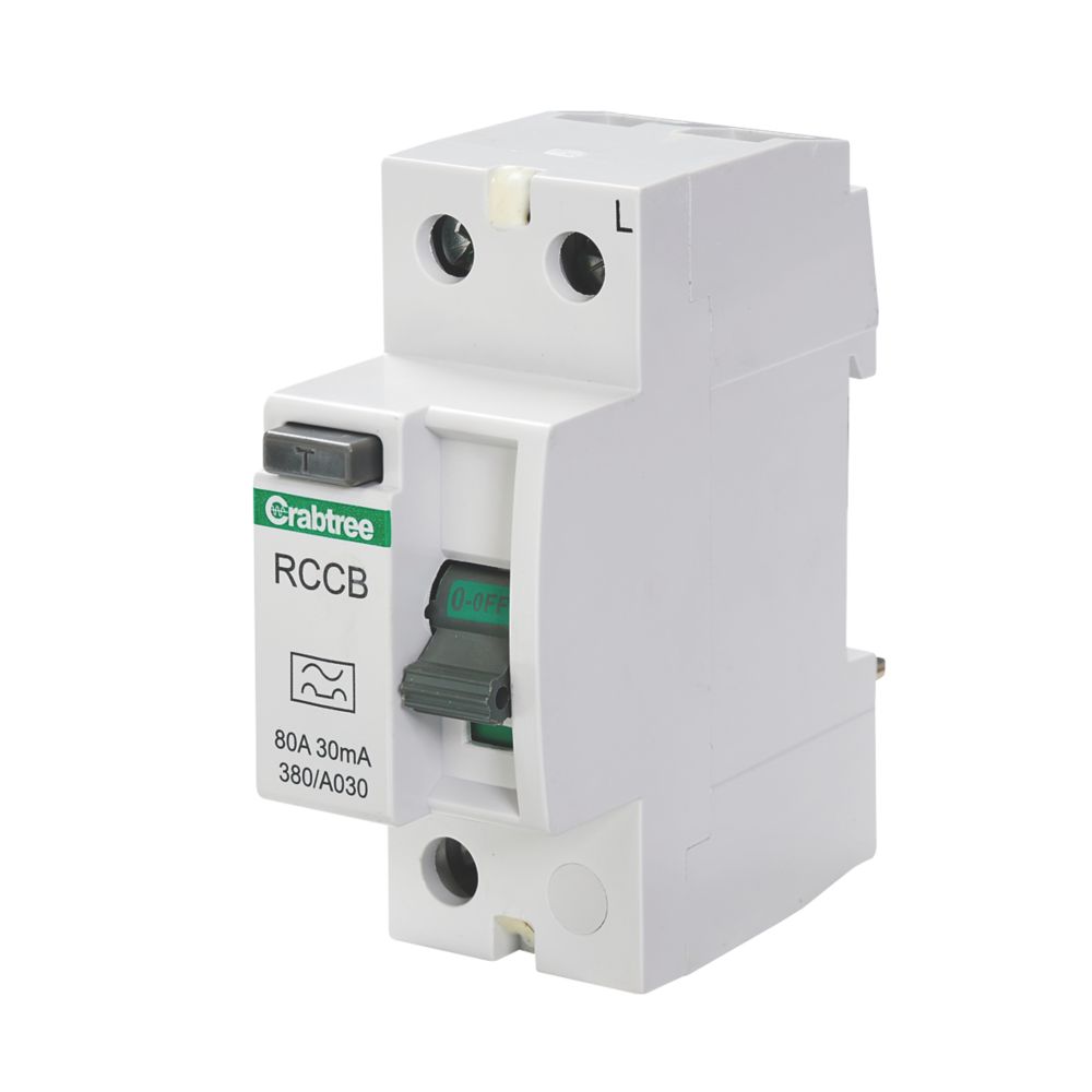 Crabtree Starbreaker 80A 30mA DP Type A  RCCB