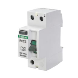 Crabtree Starbreaker 80A 30mA DP A Curve  RCCB