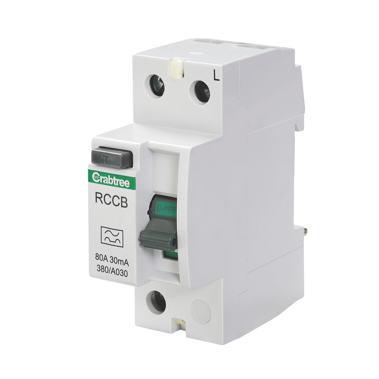 Crabtree Starbreaker 80A 30mA DP A Curve RCCB (303VF)