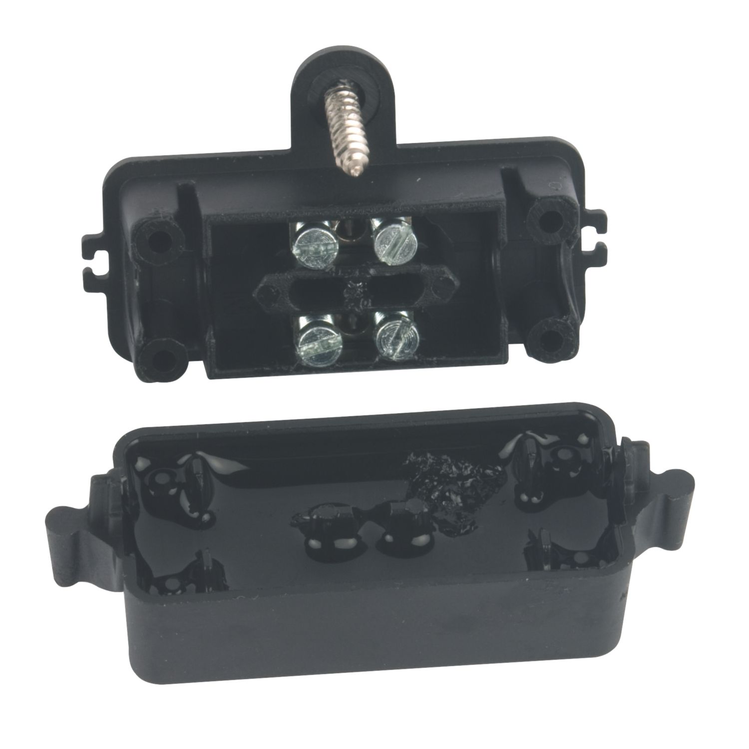 Hylec 2-Entry IP68 Gel In-Line Connector Black (30450)