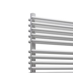 Towelrads 800mm x 500mm 2044BTU Silver Flat Designer Towel Radiator