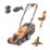 LawnMaster MFGT Combo 24V 2 x 4.0Ah Lithium MX Brushless Cordless Lawn Mower & 3-in-1 Grass Trimmer