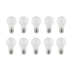 Sylvania Toledo B22 GLS LED Light Bulb Frosted 806lm 7W 10 Pack