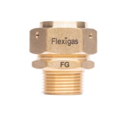 Flexigas DN15 x 1/2" Male BSP Fitting