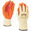 Site  Latex Builders Gloves Orange/Yellow Small