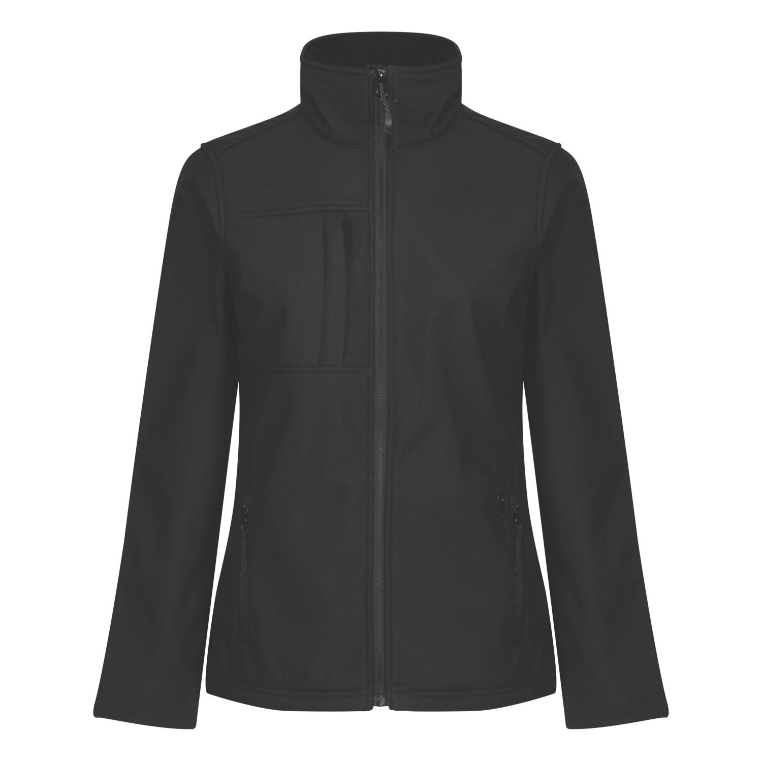 Regatta Octagon Womens Softshell Jacket Black Size 12 (304HH)