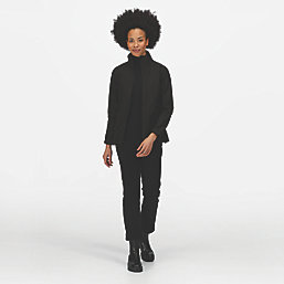 Regatta Octagon Womens Softshell Jacket Black Size 8