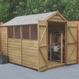 Forest  6' x 10' (Nominal) Apex Overlap Timber Shed