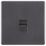 LAP  1-Gang Master Telephone Socket Slate Grey