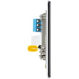 LAP  1-Gang Master Telephone Socket Slate Grey